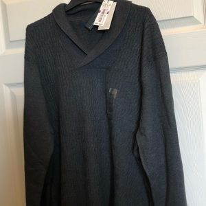 NWT Men’s Perry Ellis heather grey sweater